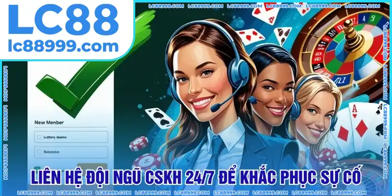 Khắc phục vấn đề thông qua đội ngũ CSKH 24/7