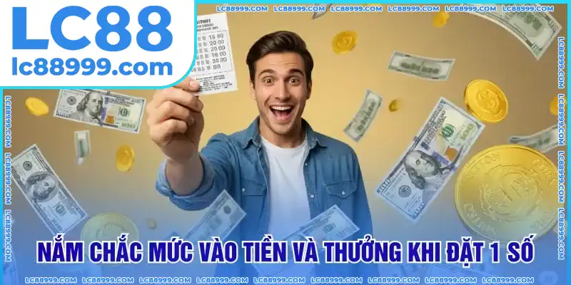 Nắm chắc mức vào tiền và thưởng khi đặt 1 số Nắm chắc mức vào tiền và thưởng khi đặt 1 số